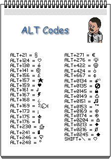 ALT CODES